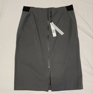 Elie Tahari (sz 10) Zandra pencil skirt gray NWT